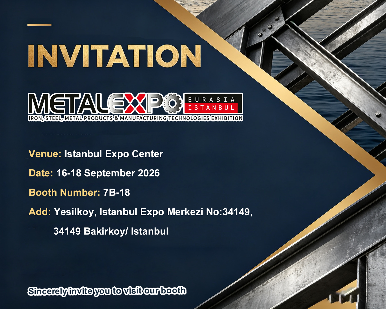 MetalExpo Eurasia 2026 Invitation